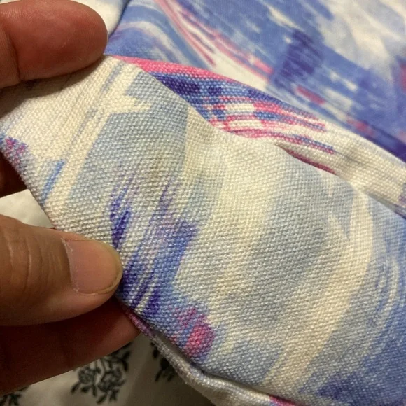 Swirly Tie Dye Canvas Tote Bag - Picture 5 of 5